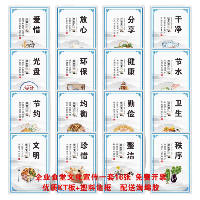食堂饮食文化餐厅宣传