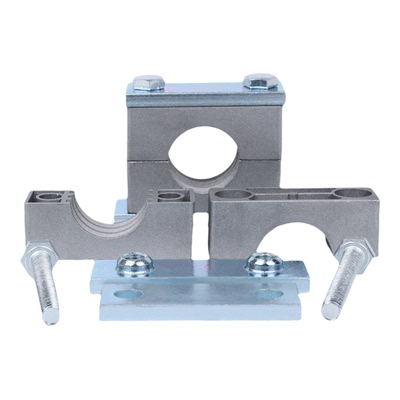 重型铝合金管夹单双孔油管钢管铁管电缆管夹液压管夹船用塑料管卡