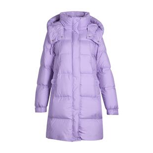 傲丝度羽绒服女冬季小个子保暖加厚大码宽松连帽外套中长款面包服