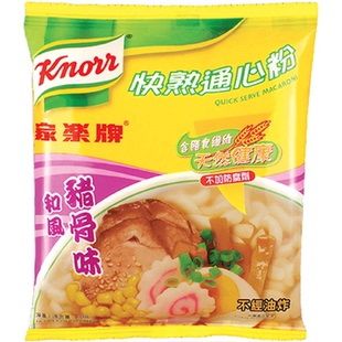 港版knorr 家乐牌快熟通心粉 低脂低卡通心粉 80g*6袋方便速食品