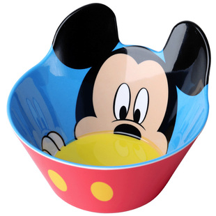 迪士尼儿童碗防摔防烫餐具套装男童小学生吃饭碗勺子3岁6宝宝专用