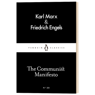 华研原版 共产党宣言 英文原版 The Communist Manifesto 小黑书系列 英文版 进口英语原版书籍
