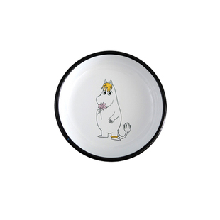 芬兰Muurla搪瓷盘子Moomin姆明珐琅碗搪瓷碗宝宝盘子汤碗餐盘包邮