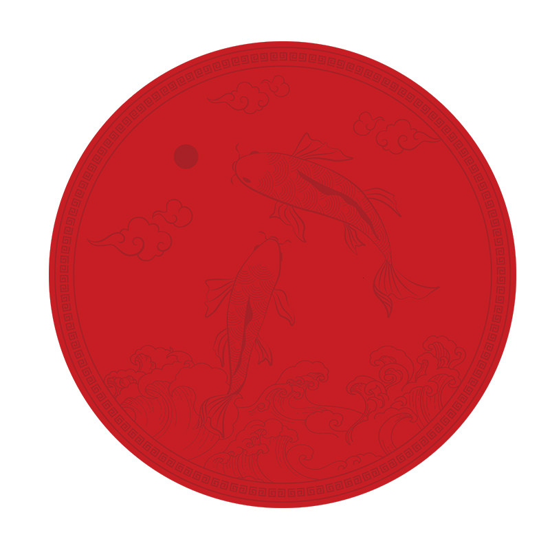 风和大海原创加大特厚圆桌隔热垫