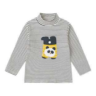 【特价清仓】嘟嘟家宝宝T恤半高领男童冬季打底衫女童长袖t冬装类