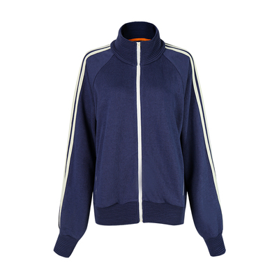 名模同款中古运动蓝夹克外套