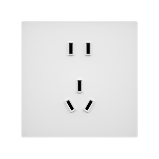 领普E3pro开关插座套装86型AG玻璃墙壁面板五孔三孔16A空调电脑插