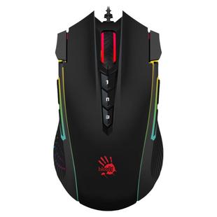 双飞燕血手幽灵J90s激活版金靴脚垫游戏电竞鼠标有线吃鸡cf12键