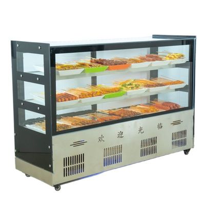 凉菜摆摊串串烧烤移动烧烤展示柜