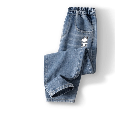 史努比童装男童牛仔裤
