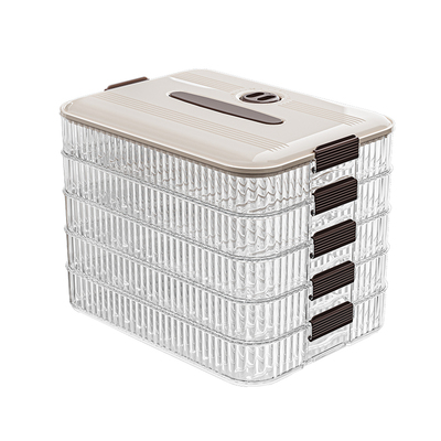 饺子盒食品级冷冻专用家用厨房整理神器冰箱收纳盒馄饨盒保鲜速冻