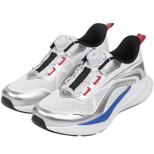 Dr.Kong江博士童鞋春季男女儿童旋钮扣中大童网布跑步运动鞋透气