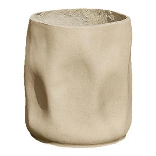 不规则花盆大号轻奢高级感龙血树龟背竹专用镁泥花盆简约现代客厅