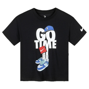 Nike 3brand童装儿童T恤男童短袖2025夏季新款半袖上衣N32522330