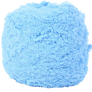 珊瑚绒毛线围巾手工编织送女友diy织线细毛线团宝宝绒柔软绒绒线