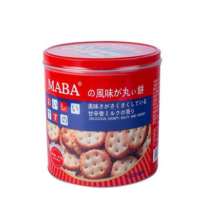 maba327g罐装网红日式小圆饼干