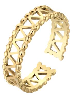 开口可调节戒指女ins潮