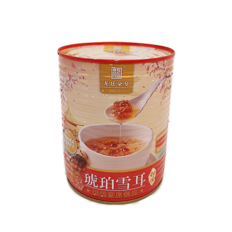 琥珀雪耳桃胶银耳羹食用菌