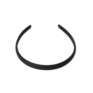 黑色基础款洗脸发箍男女简约隐形发捆头箍带齿防滑压碎发卡头饰品