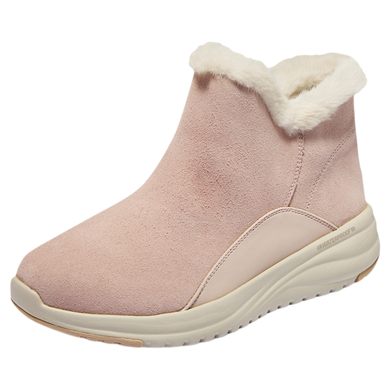 Skechers斯凯奇春夏季女士经典休闲雪地靴加绒保暖厚底短冬靴棉鞋