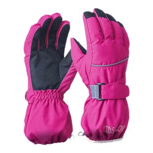 儿童滑雪手套保暖耐磨防水内五指手套单板手闷子儿童滑雪装备护具