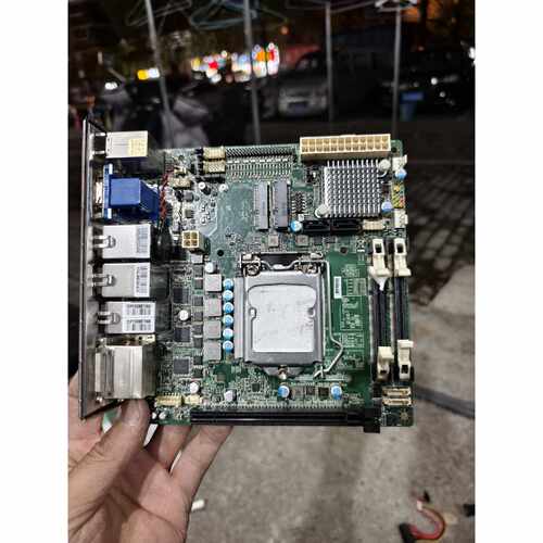 议价四千兆网口h81itx主板17*17主板带原装挡板维修