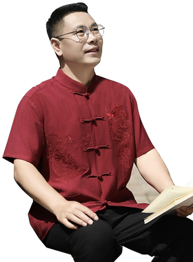 爸爸喜宴装爷爷寿星衣服