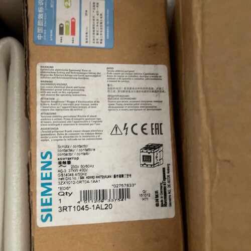 溢价-3RT1045-1AL20 接触器