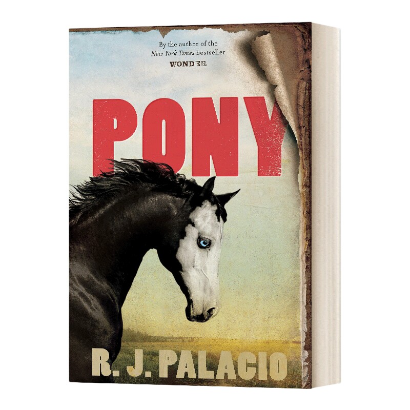 英文原版 Pony 小马 精装 Wonder奇迹男孩作者2021新作 爱与勇气的故事 励志读物 英文版 进口英语原版书籍儿童图书