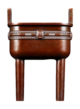 善缘坊紫铜仿古铜器桌面摆件