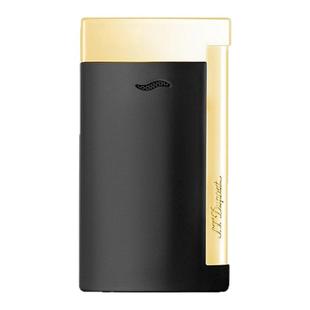 自营欧洲直邮S.T.Dupont法国都彭SLIM 7打火机黑漆配金色铬合金轻