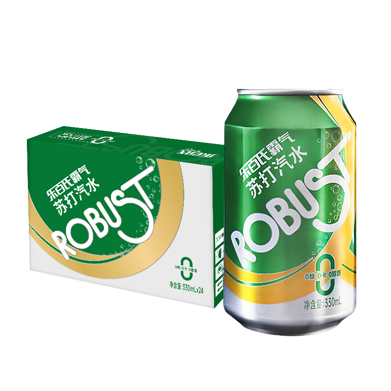 乐百氏霸气苏打水330ml*24罐整箱