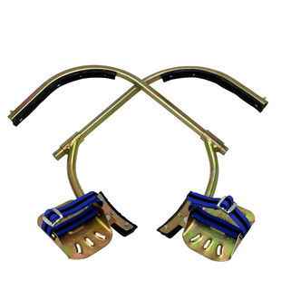 脚扣加厚电线杆电力电工水泥杆防滑路灯杆可调节锰钢爬杆神器铁鞋