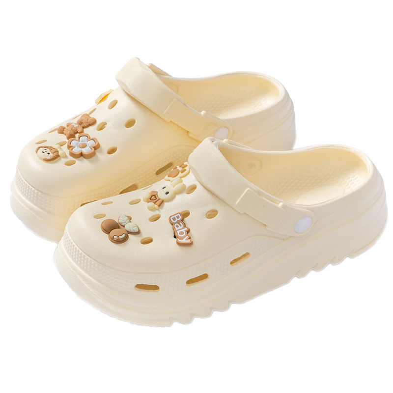 手术室洞洞鞋女夏季外穿2026新款医护专用防滑防臭厚底包头凉拖女