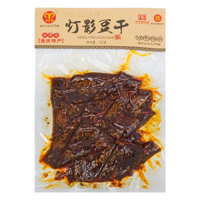 羊角灯影豆干150g麻辣味休闲零食