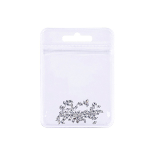 美甲迷你平底锆石网红爆款小菱形钻雪花拼钻月光冰透底指甲装饰品