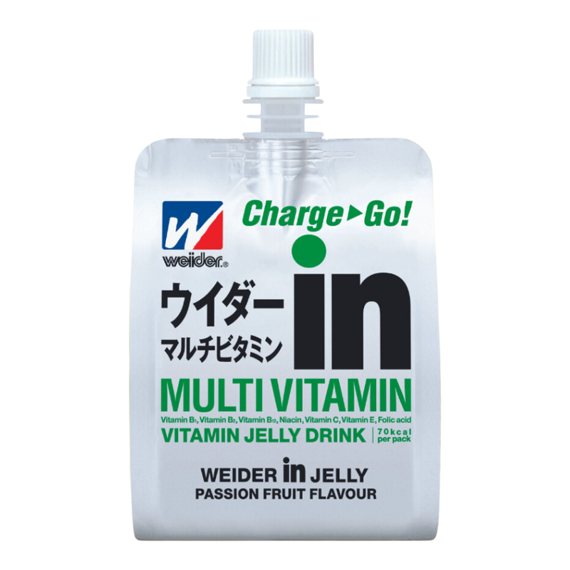 WEIDER威德IN热情水果味维他命果冻180G健身零食夏日解暑蒟蒻布丁