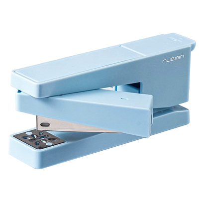 得力可旋转订书机学生专用钉中缝