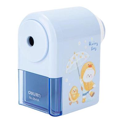 得力自动进笔转笔刀小学生专用