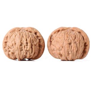 文玩闷尖白狮子头磨盘四座楼手捻核桃手把件三棱苹果园包浆南疆石