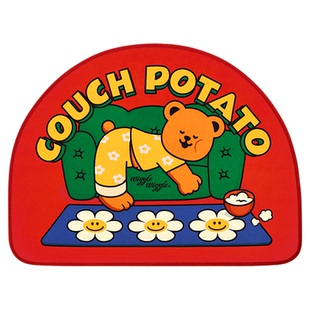 wiggle wiggle浴室地垫吸水速干防滑卧室脚垫卫生间厨房地毯家用