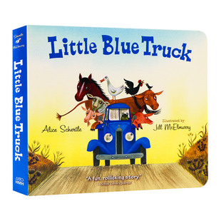 英文原版绘本 Little Blue Truck 蓝色小卡车 纸板书 英文版 进口英语原版书籍