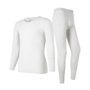 Jockey莫代尔保暖内衣男士轻薄打底秋衣秋裤青少年男棉毛衫冬季