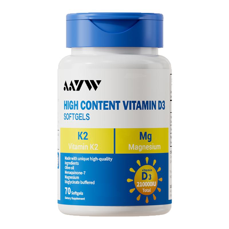 AAYW维生素D3+k2+甘氨酸镁三合一