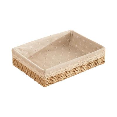 手工编织桌面遥控器收纳盒