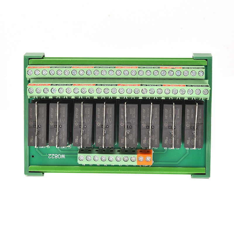 正品欧姆龙继电器模组二开二闭宏发模块模组DC12VDC24V 8A 2-32路