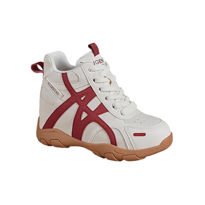 增高德训鞋女款2025新款小个子厚底显脚小休闲运动鞋阿甘女鞋防水