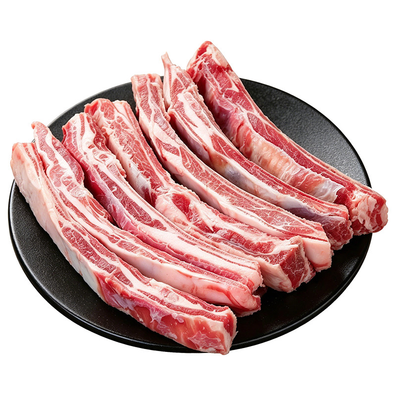 宁夏滩羊肉羔羊小排新鲜原切羊寸排生鲜手抓羊肉烧烤羊肋排块清真