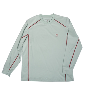 山川有物 山系户外运动速干t恤男女早秋季中性风宽松长袖秋装上衣