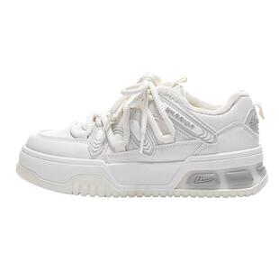 回力小白鞋女款2025秋冬季二棉鞋女冬加绒厚底运动板保暖鞋子女鞋